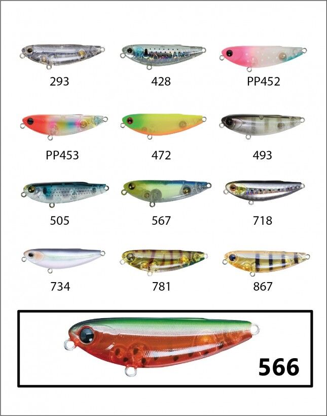 Zipbaits Fakie Dog 50mm WDT Su Üstü 5gr LRF Sahtesi