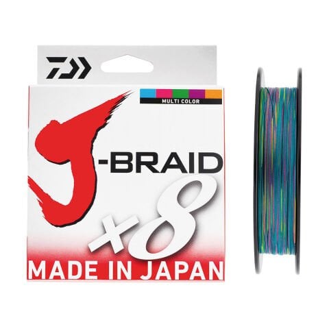 Daiwa JBraid 8B 300 M Multicolor İp Misina 0.16MM